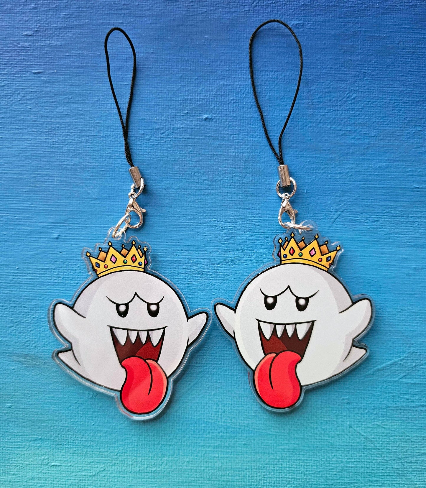 Double-Sided King Boo Charm