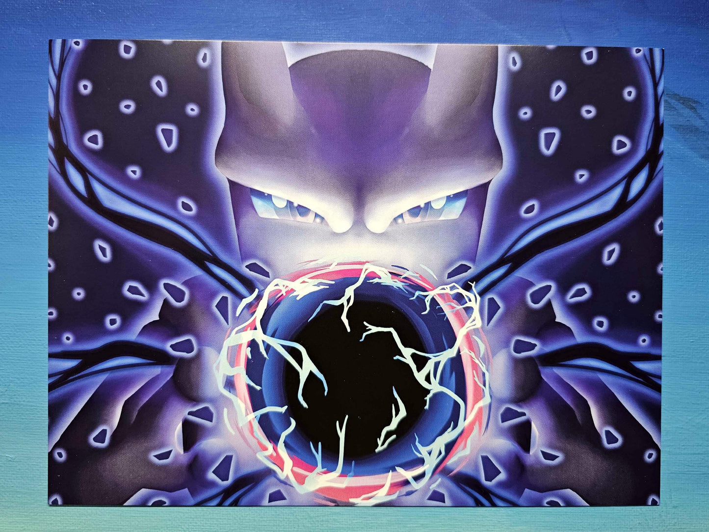 Giclee Print - Mewtwo Charging Shadow Ball