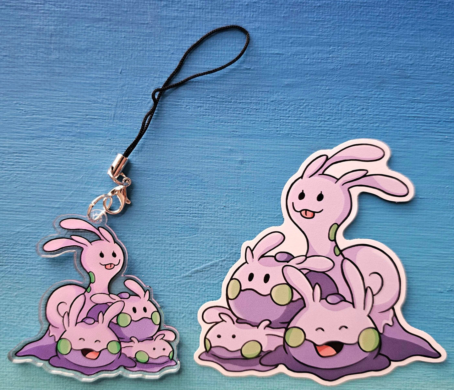 Double-Sided Goo-Pile Goomy Sliggoo Charm