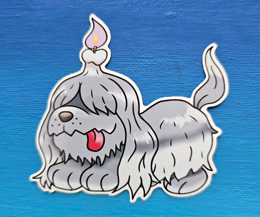 Greavard Ghost Puppy Sticker