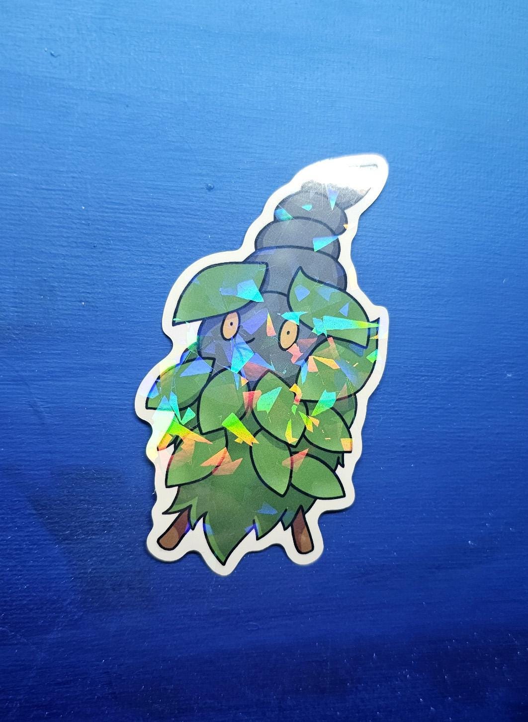 Shiny Holographic Burmy Plant Cloak Sticker