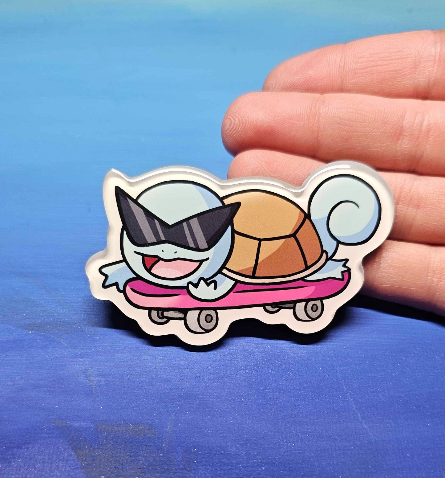 Squirtle Skateboard Magnet