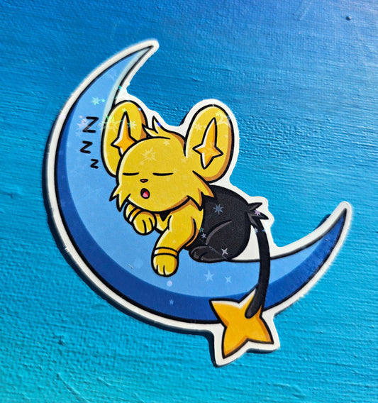 Shiny Sleepy Shinx Moon Sticker