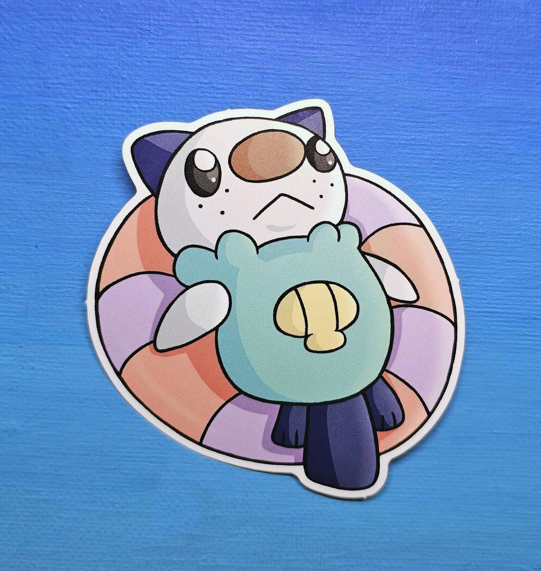 Oshawott Floatie Sticker – Zilla's Art