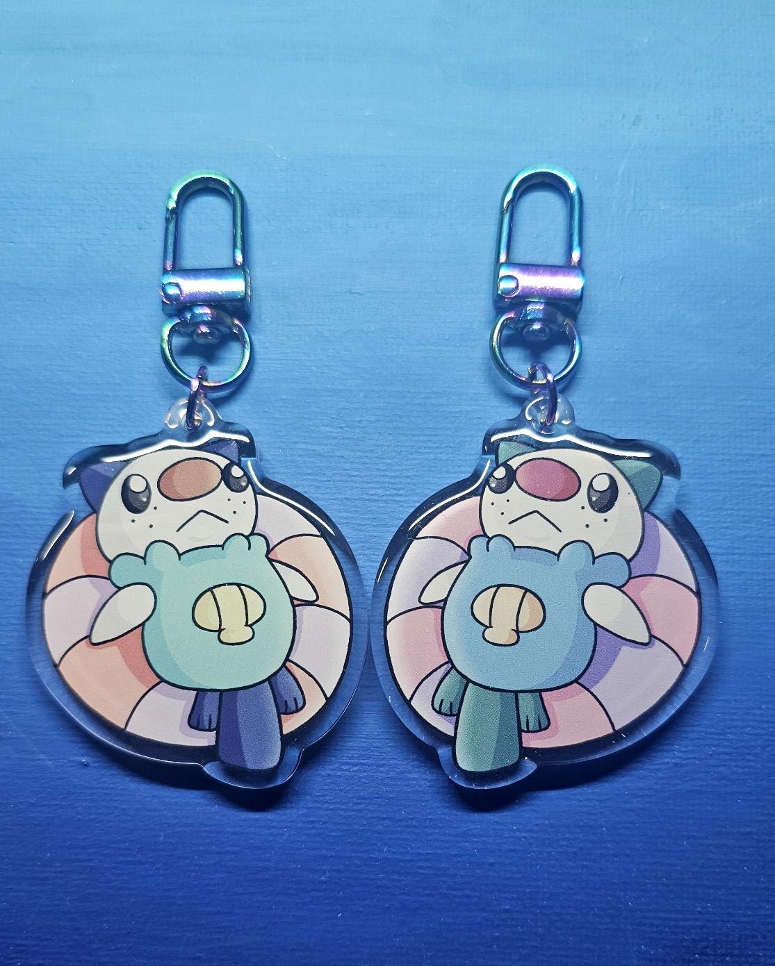 Double-Sided Oshawott Floatie Charm