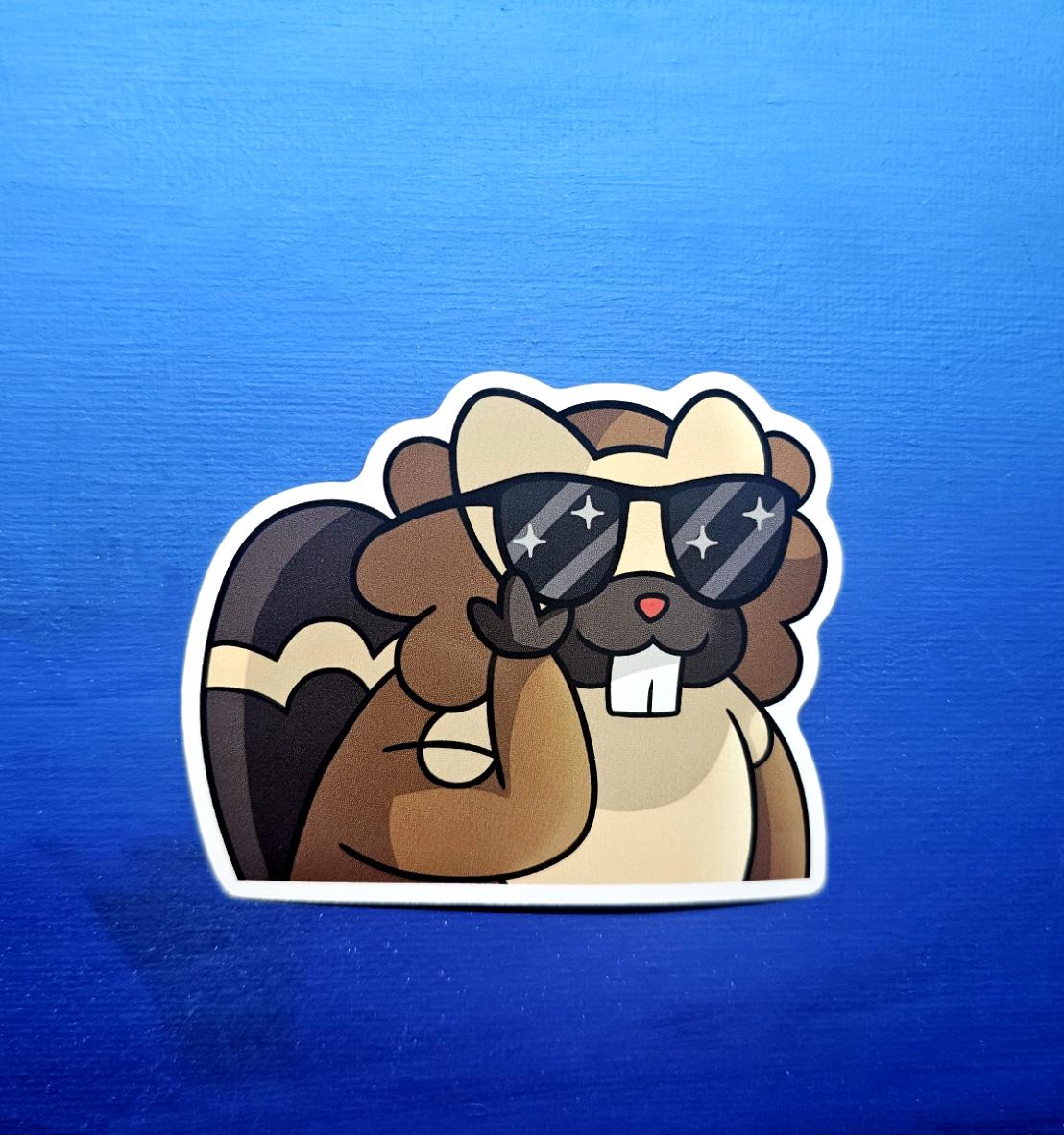 Bibarel Cool Sticker