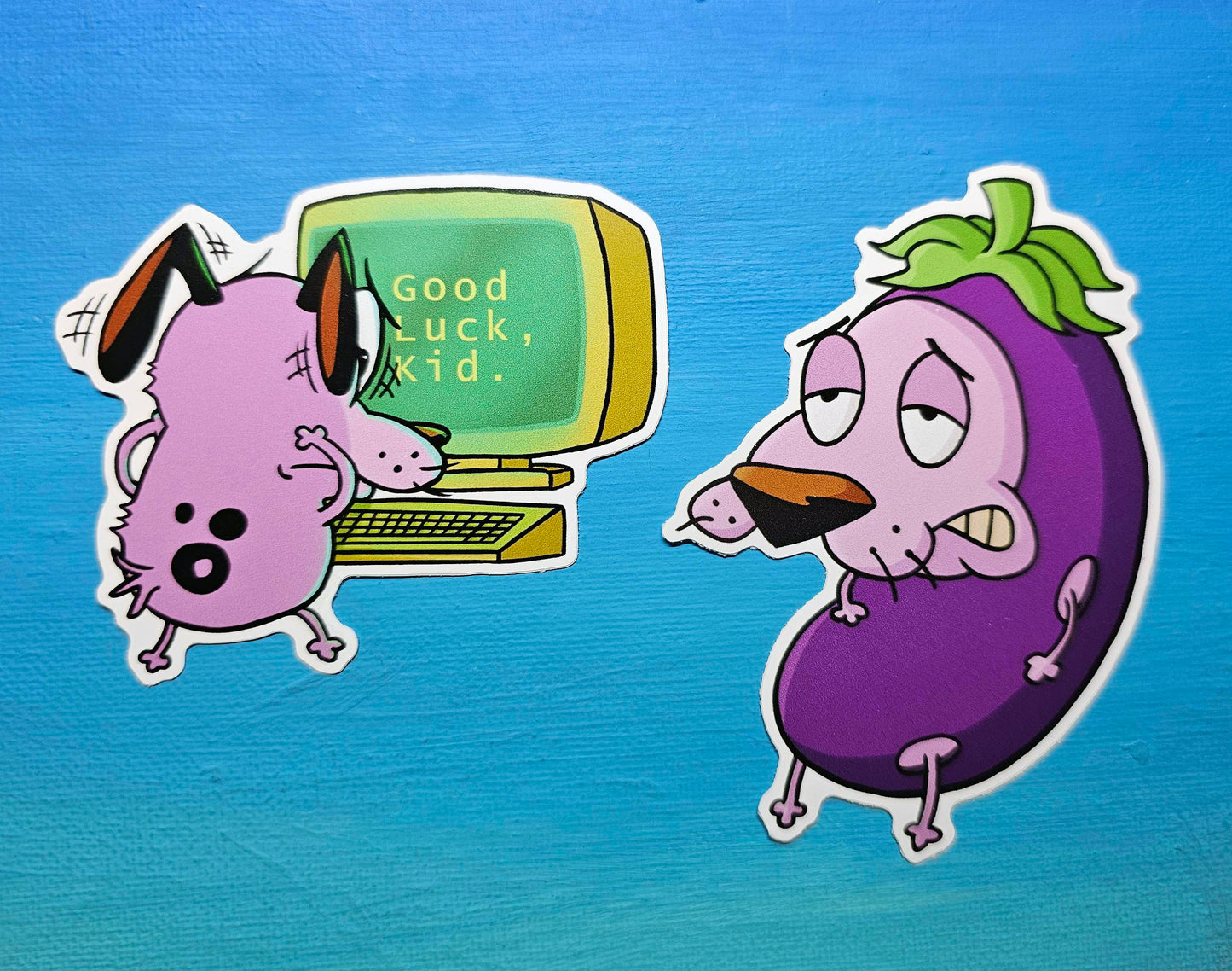 Courage + Computer Sticker