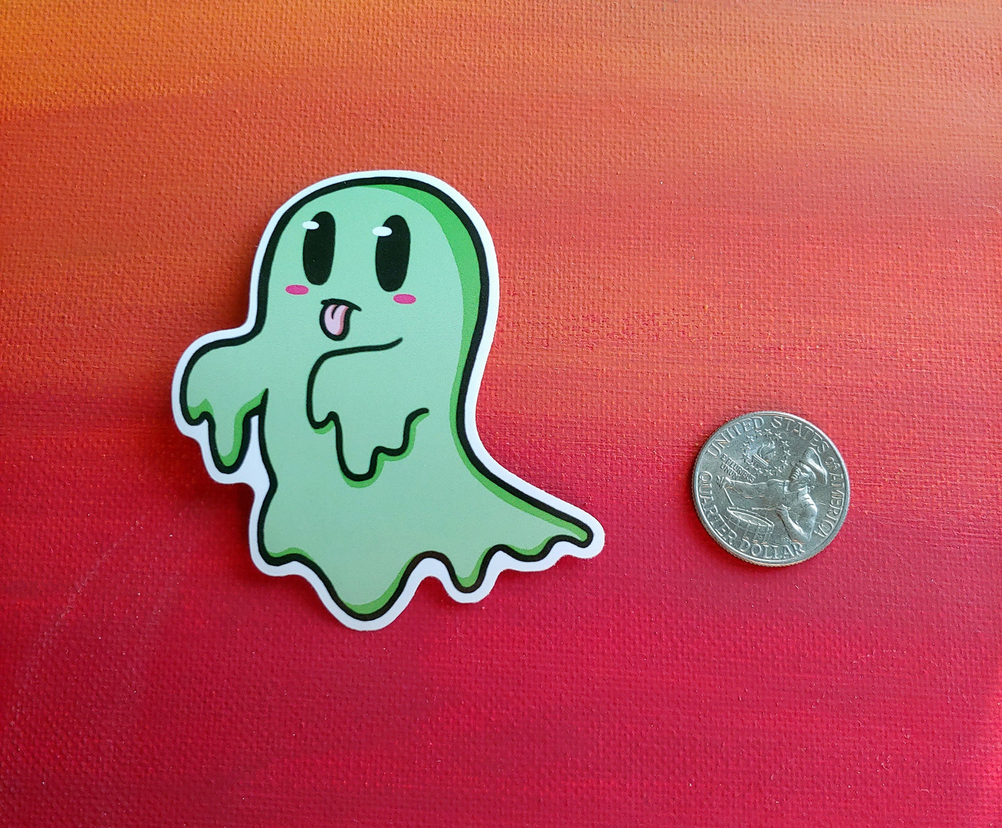 Cute Ghost - Vinyl Sticker