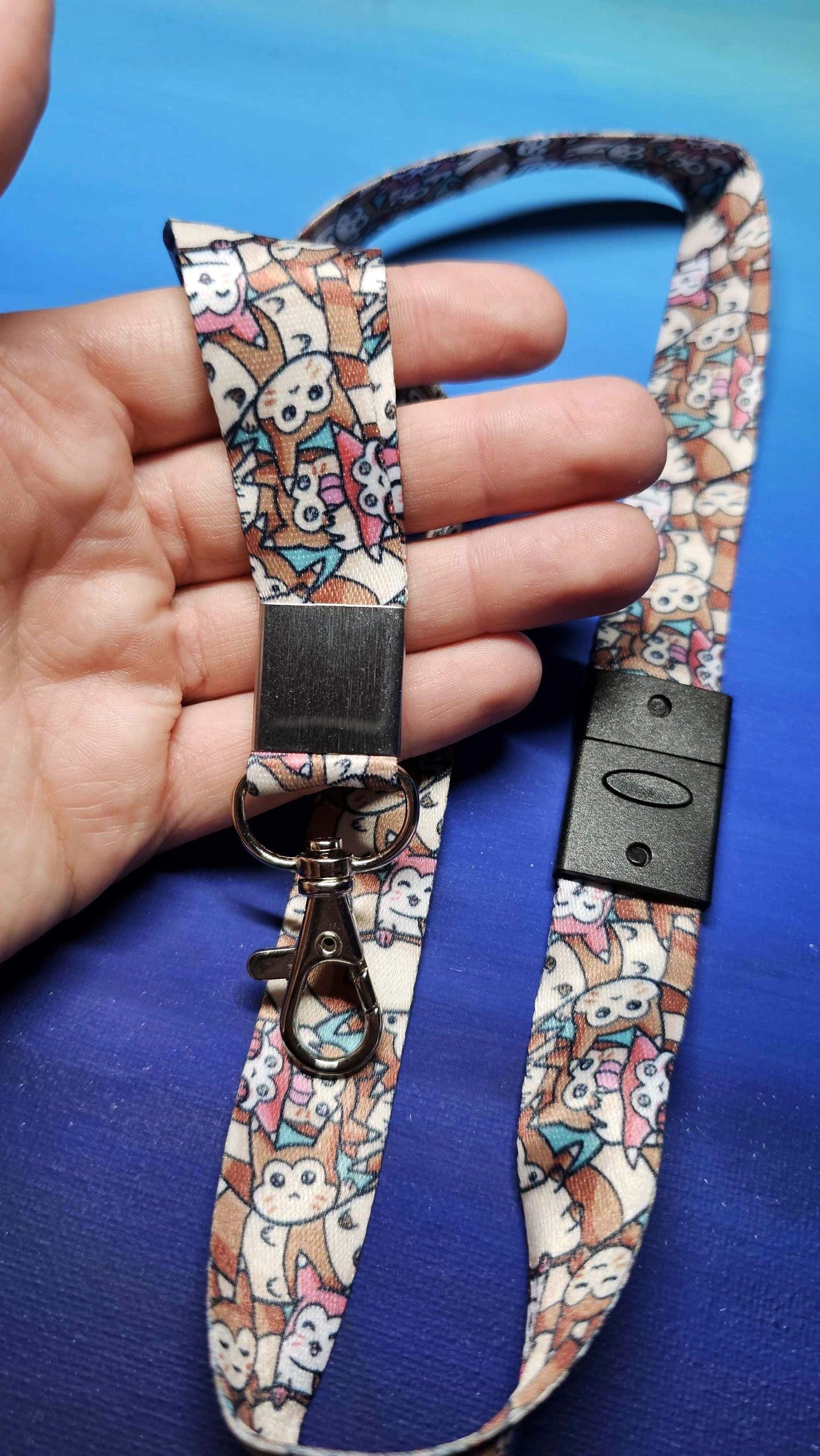 Furret Pile Lanyard w/ Safety Break