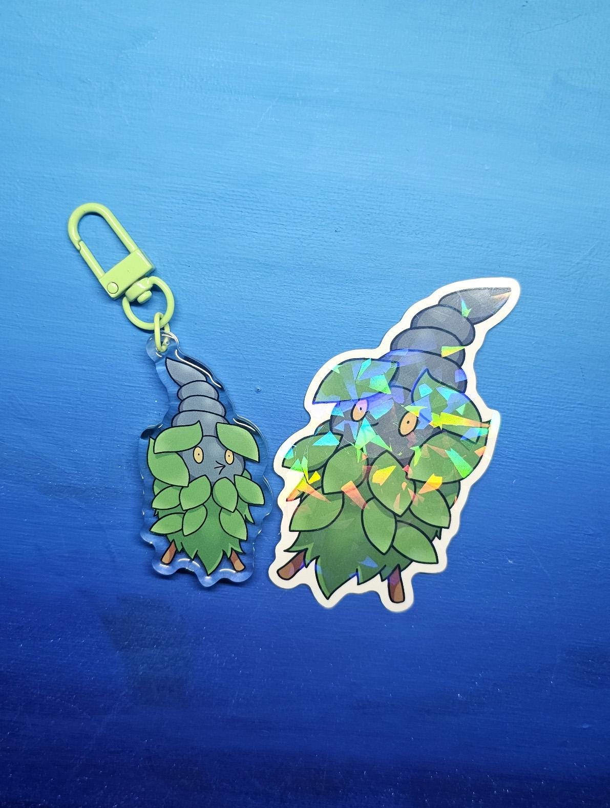 Shiny Holographic Burmy Plant Cloak Sticker