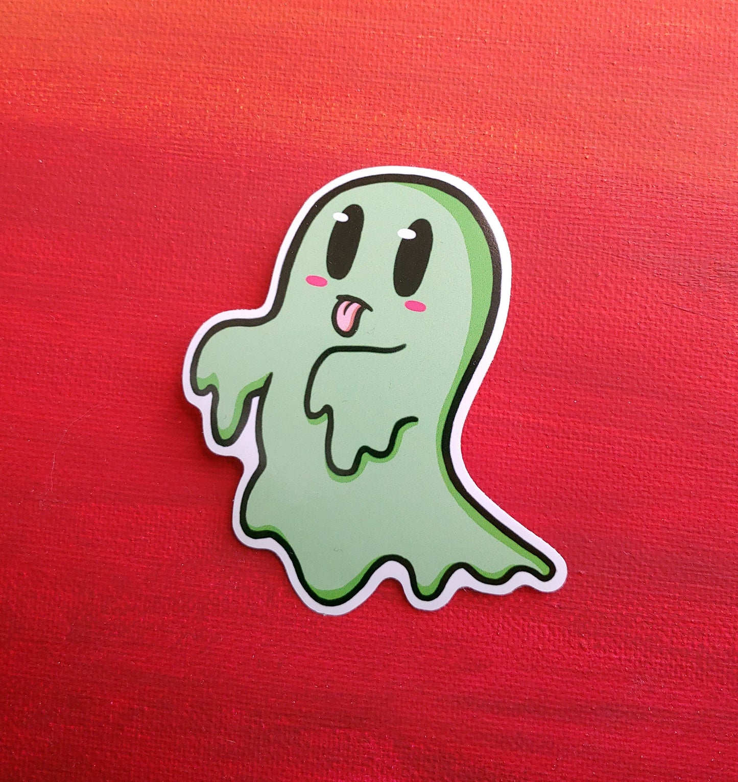 Cute Ghost - Vinyl Sticker