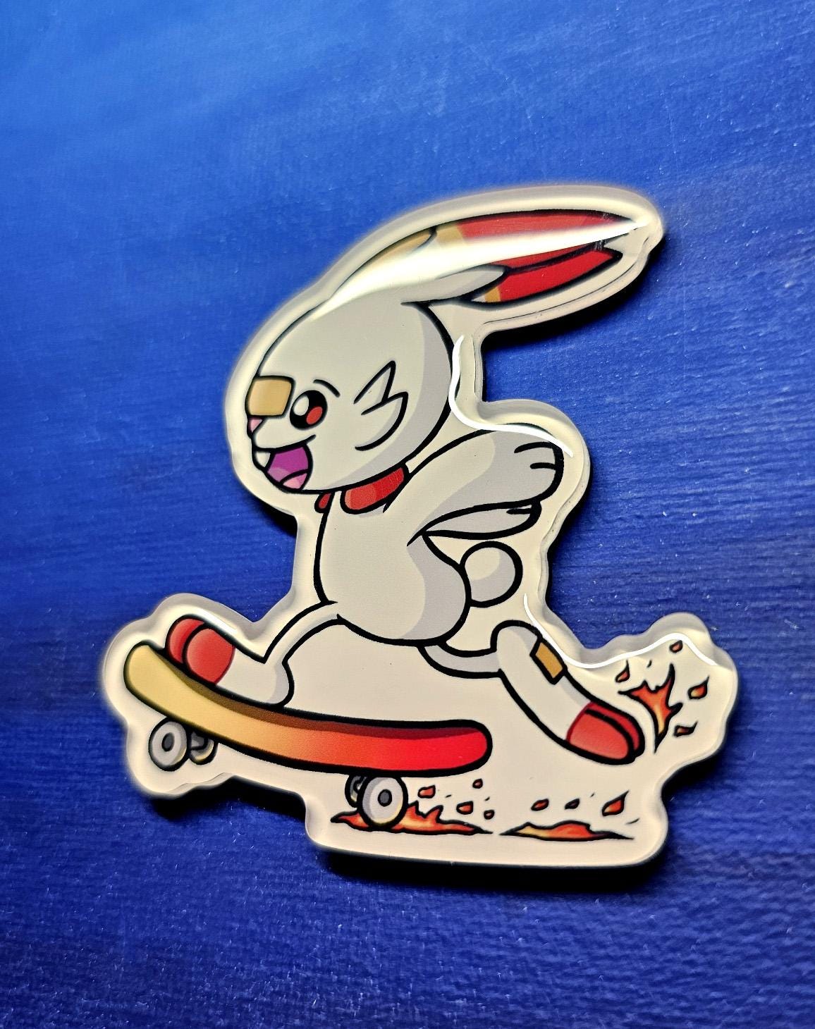 Scorbunny Skater Magnet