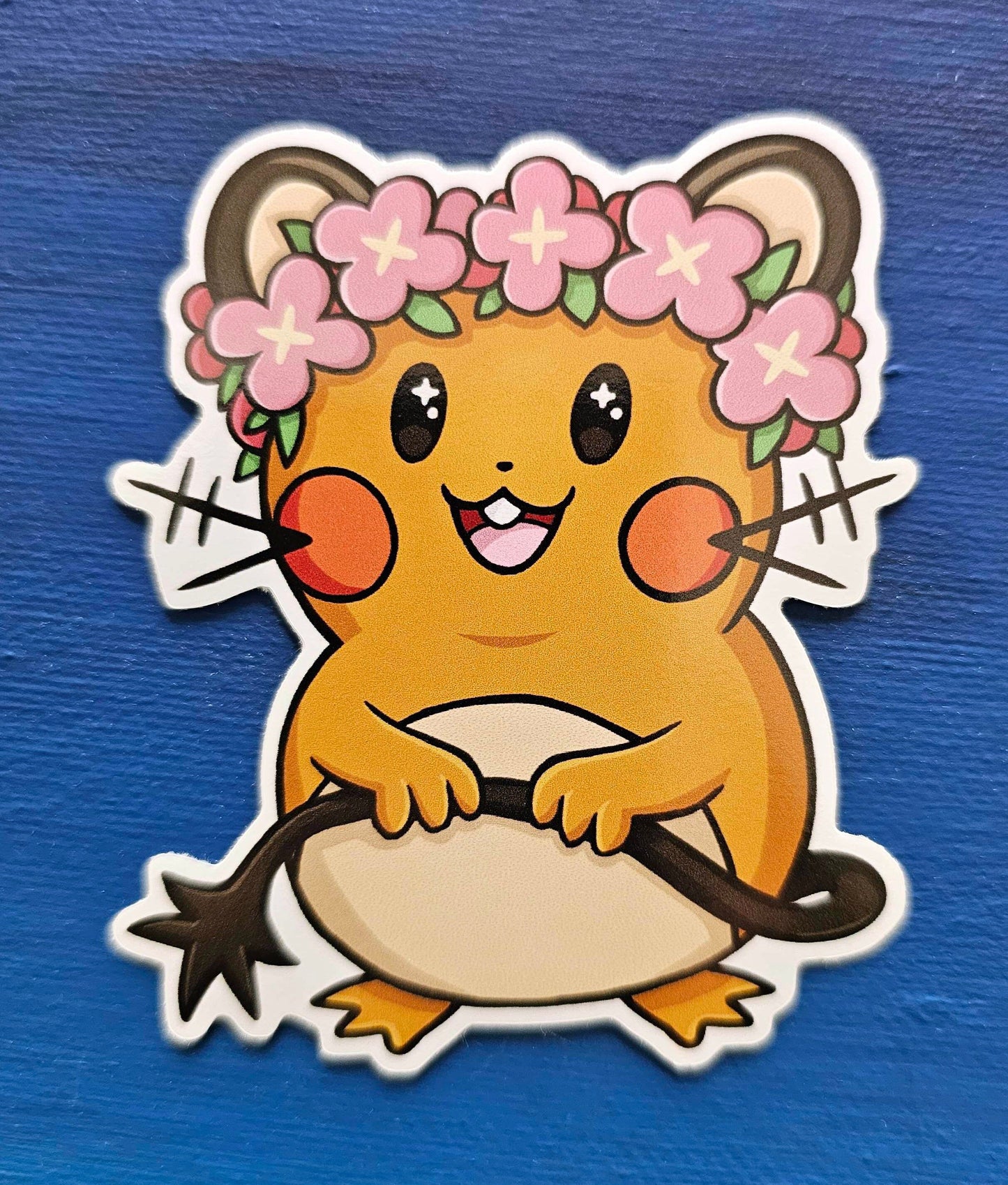 Dedenne Floral Sticker