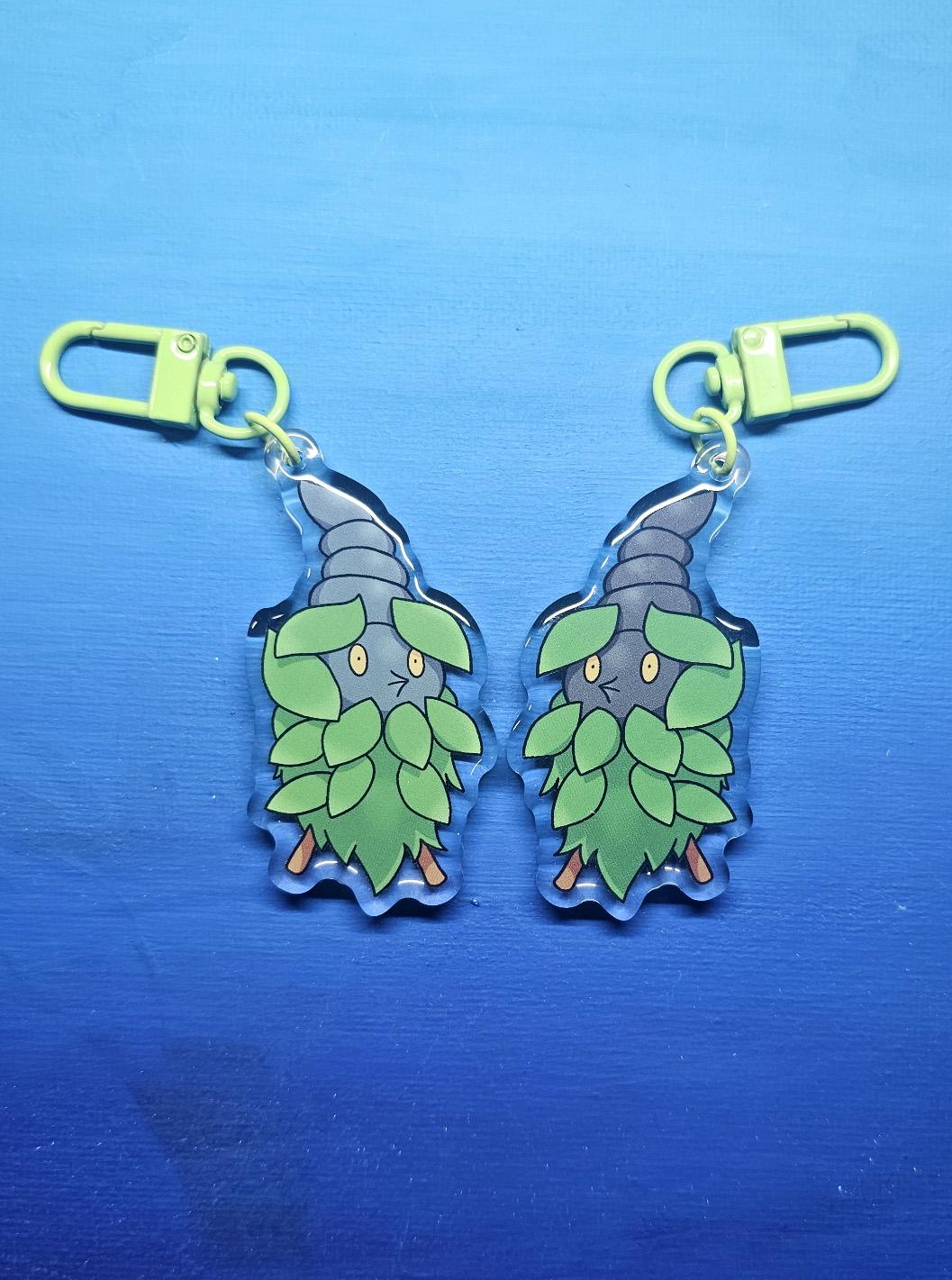 Double-Sided Burmy Plant Cloak Charm