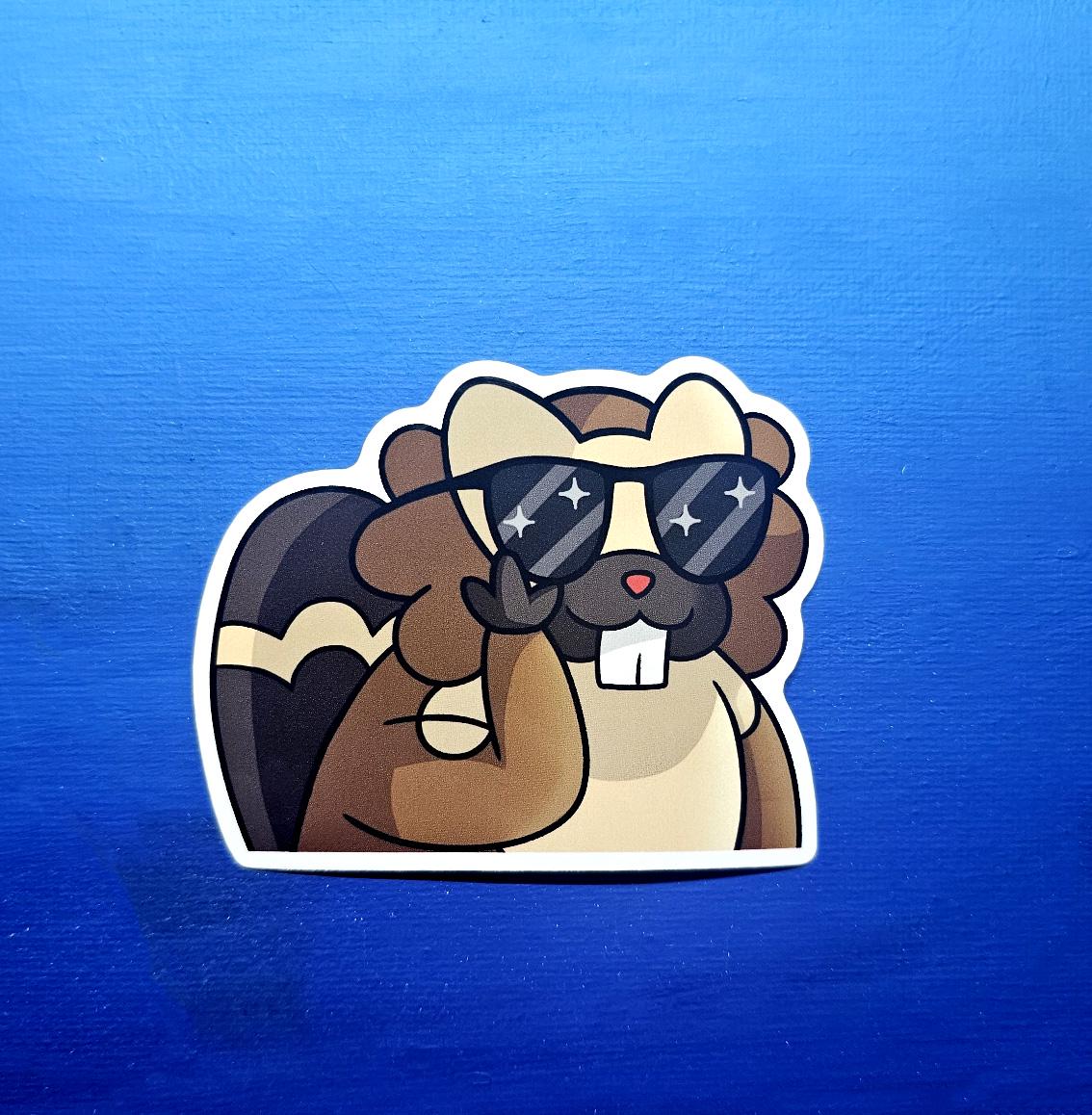 Bibarel Cool Sticker