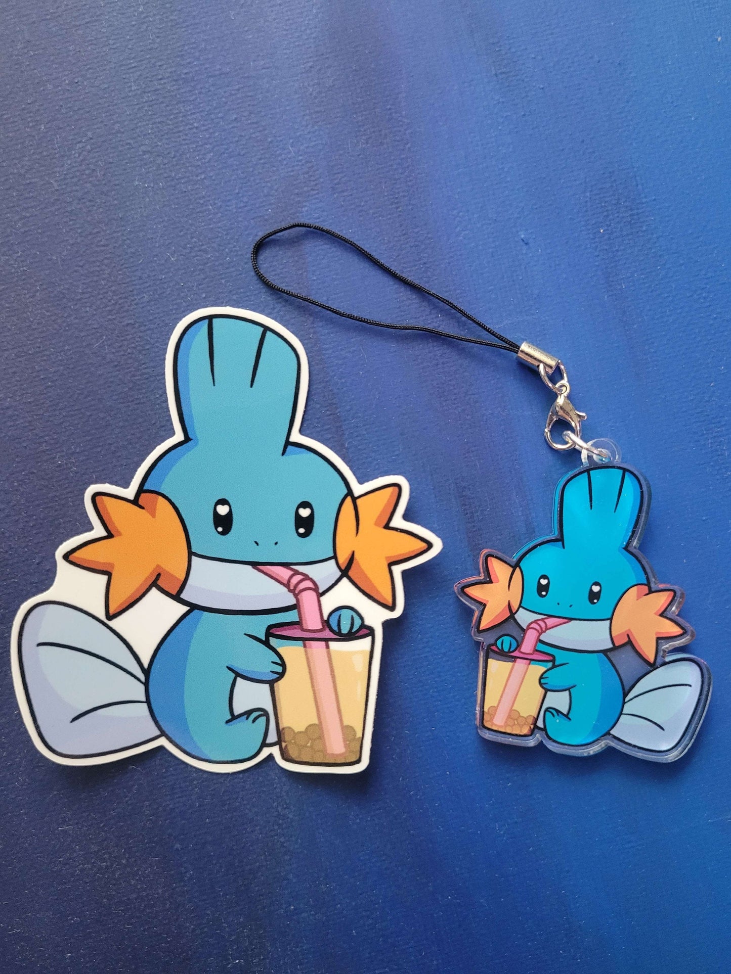 Double-Sided Boba-kip Charm