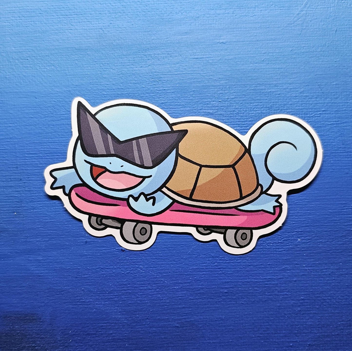 Cool Squirtle Skateboard Sticker