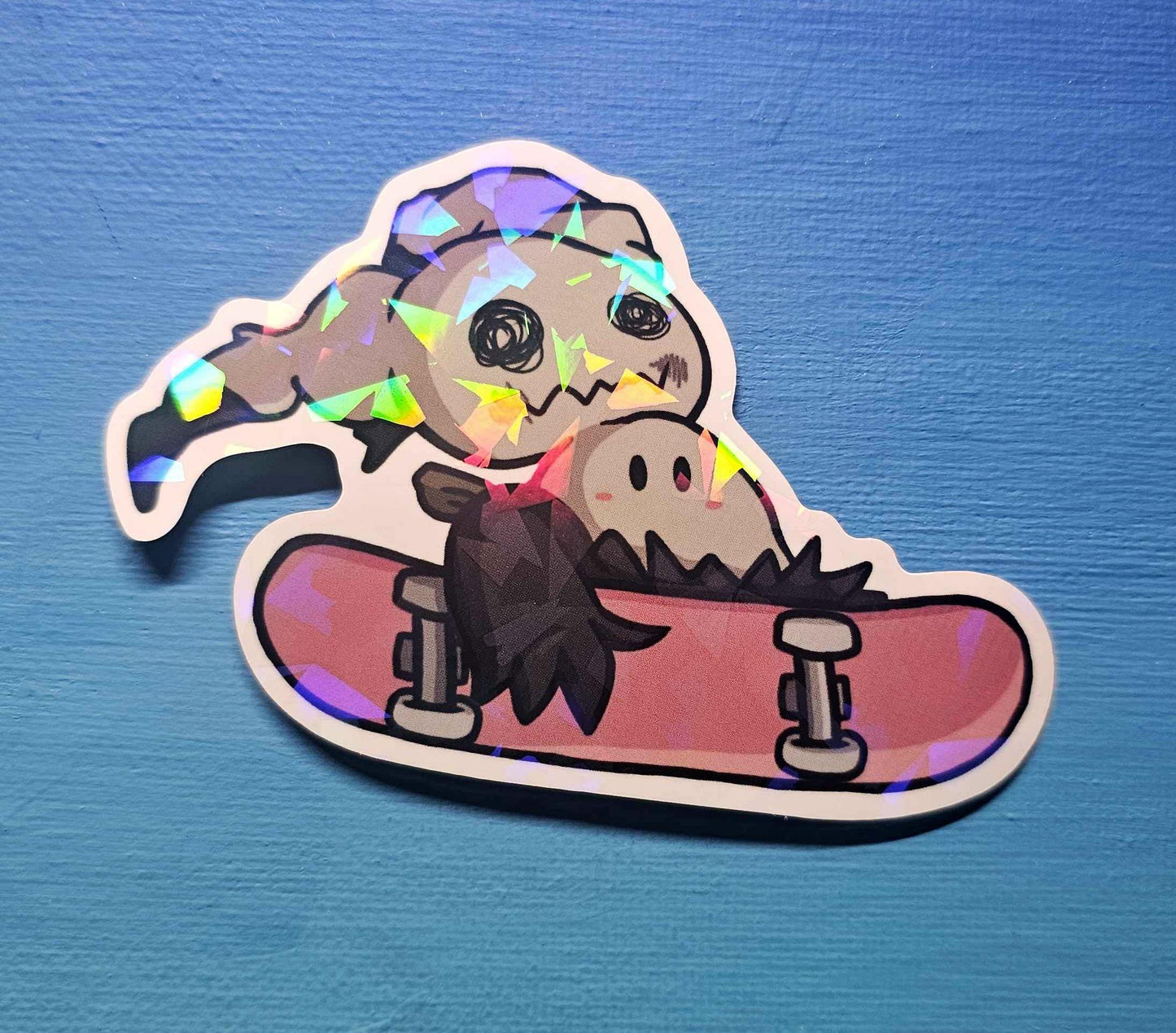 Shiny Mimikyu Skateboard Sticker