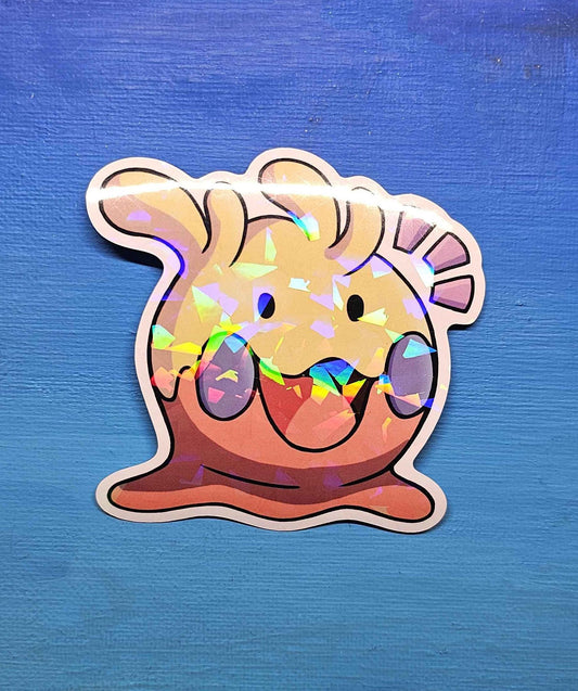 Shiny Holographic Happy Goomy Sticker