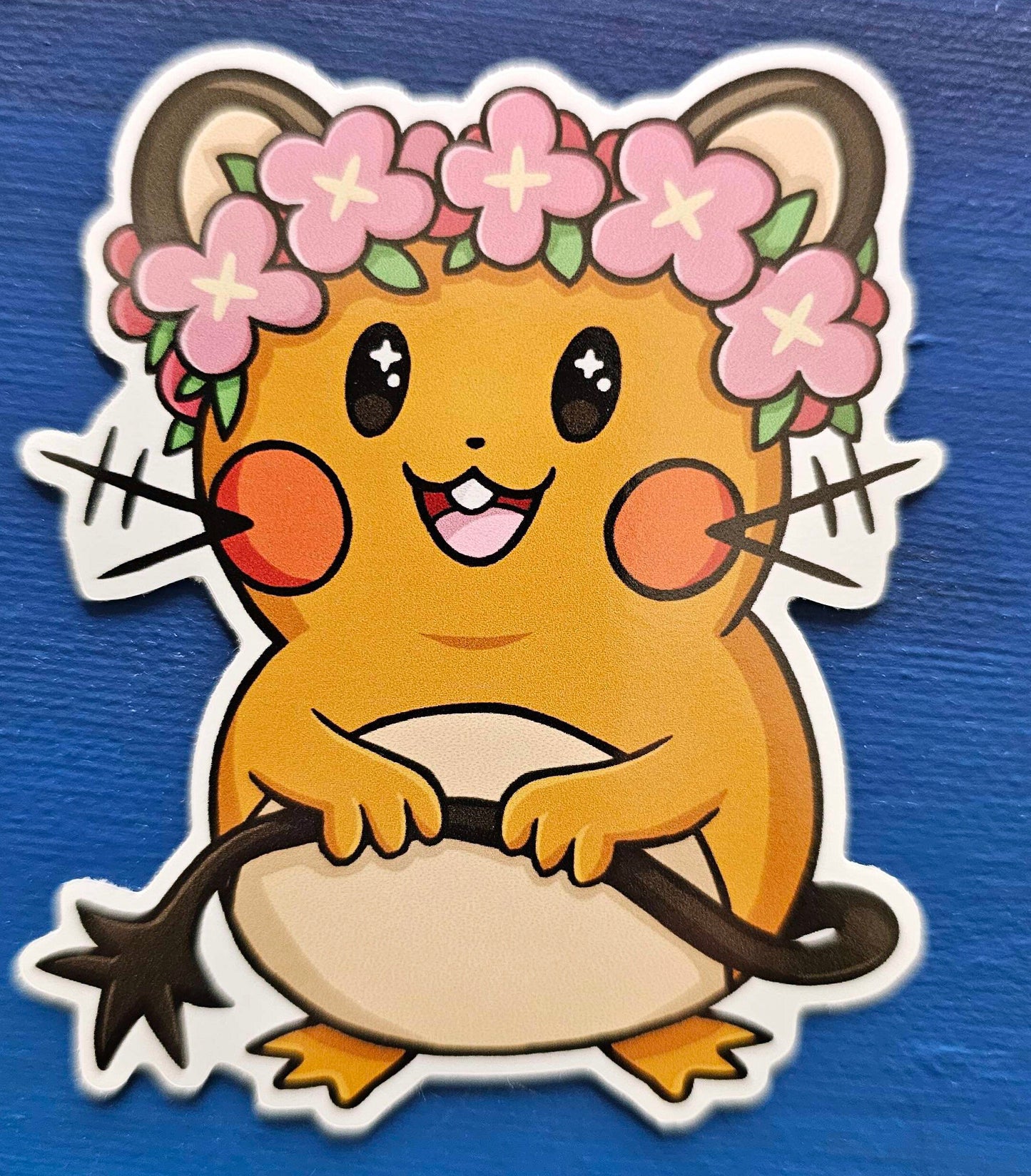Dedenne Floral Sticker