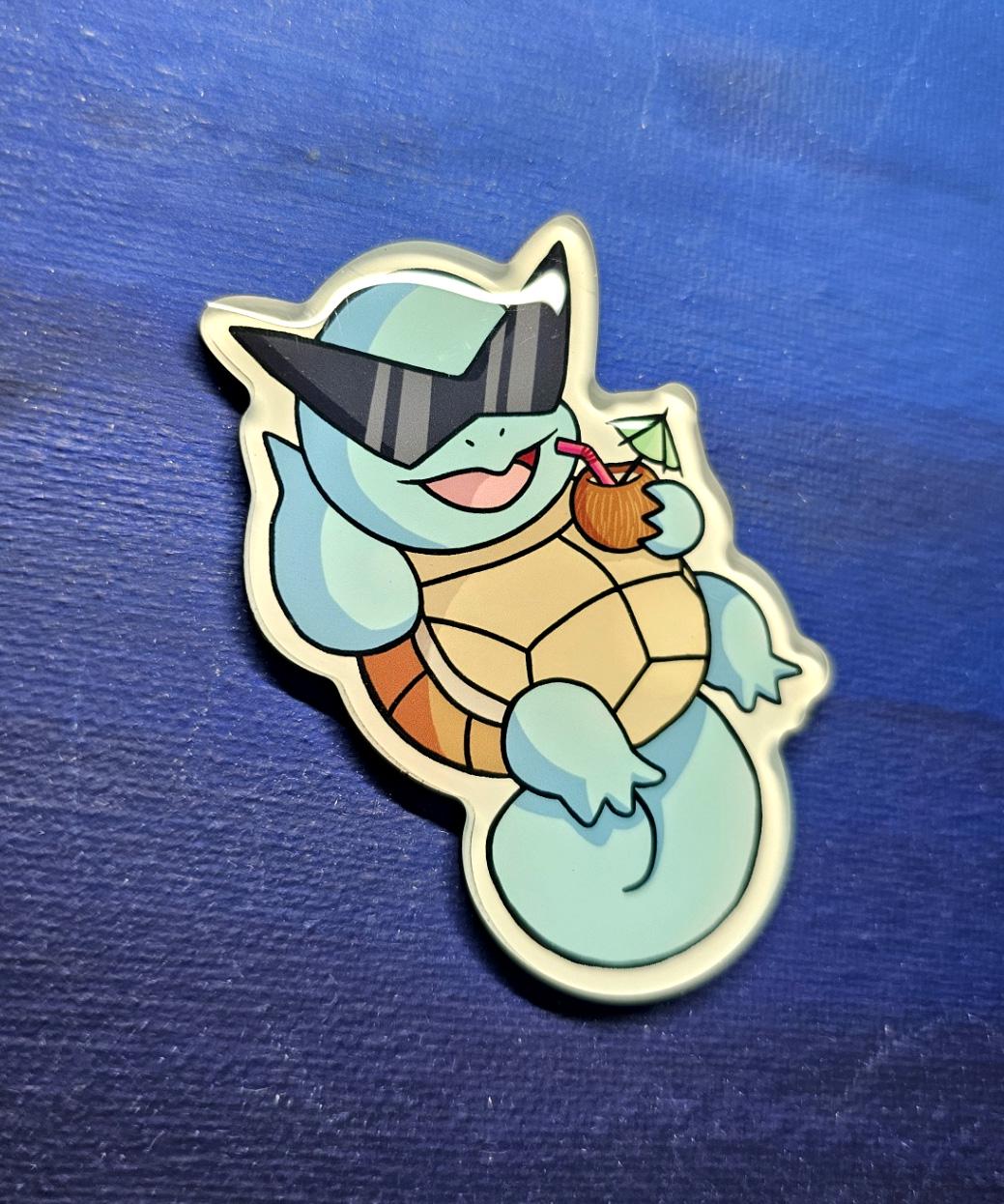 Squirtle Chillin' Magnet