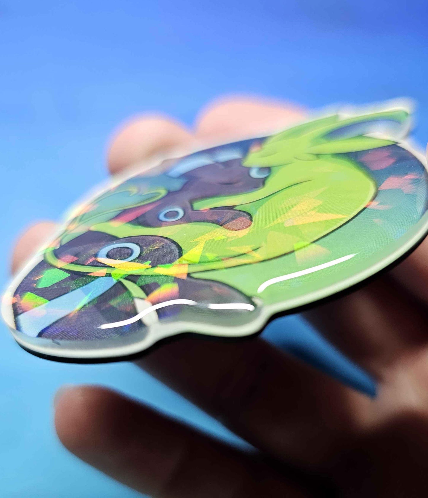 Shiny Espeon + Umbreon Cuddling Magnet