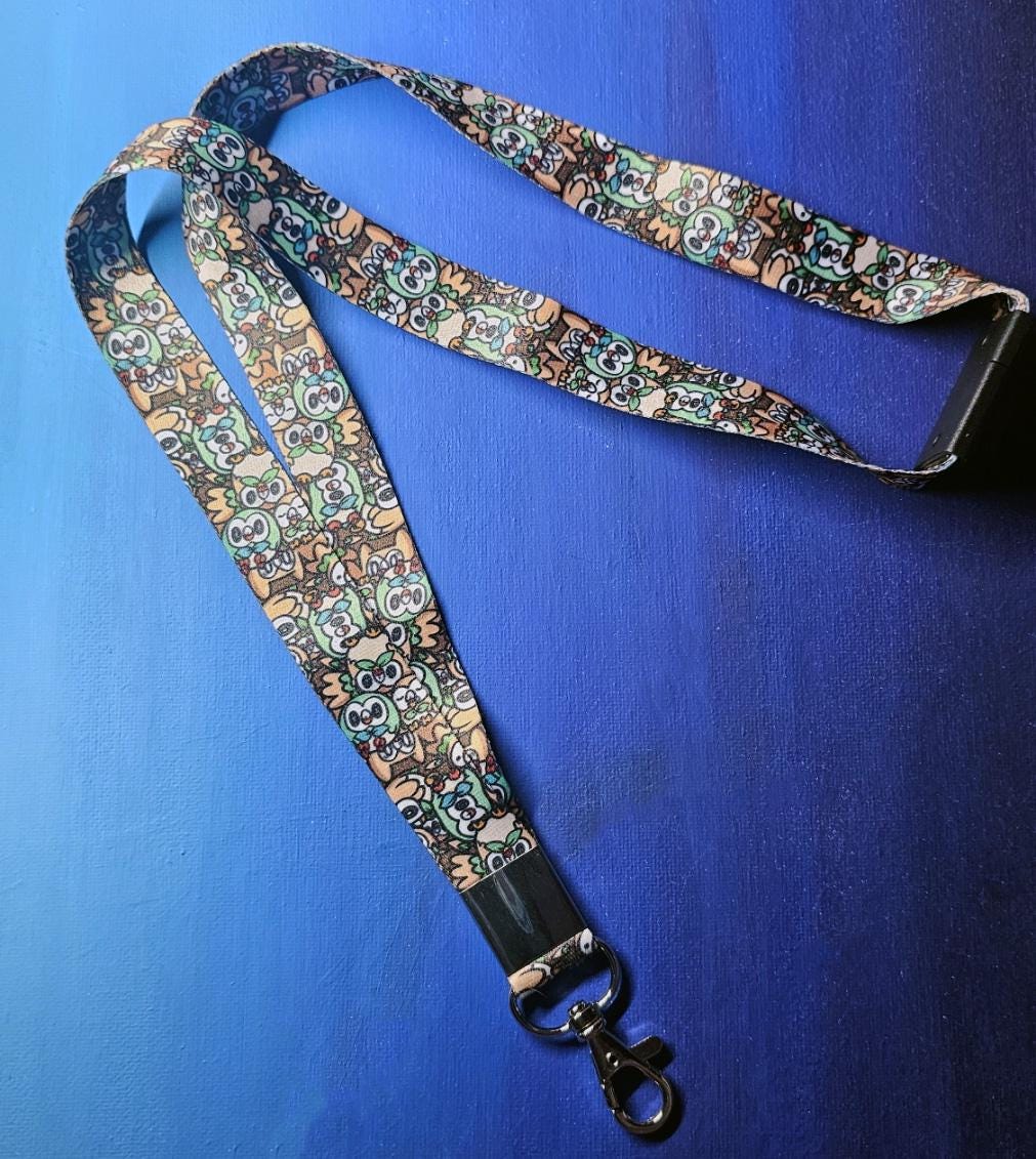 Rowlet Lanyard w/ Safety Break