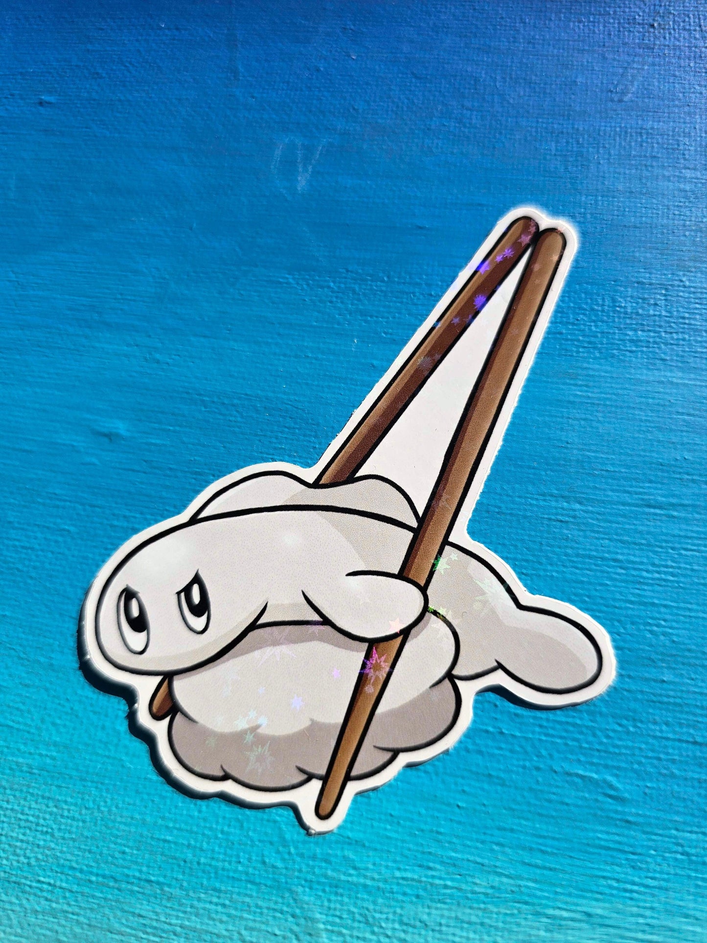 Shiny Holographic Tatsugiri Droopy Sushi Sticker