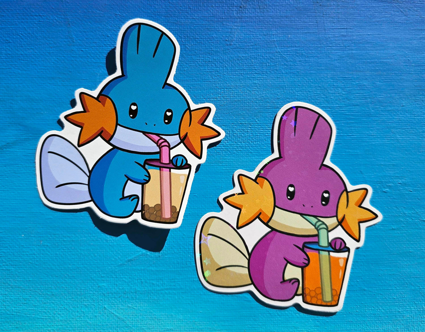 Boba-kip Sticker + Charm Bundle