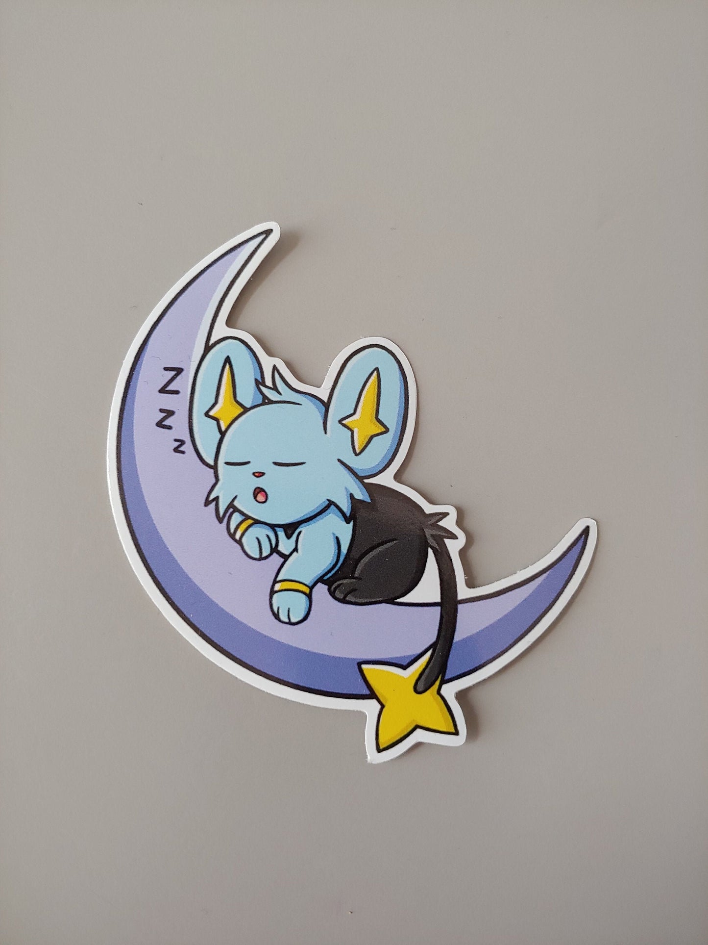Sleepy Shinx Moon Sticker