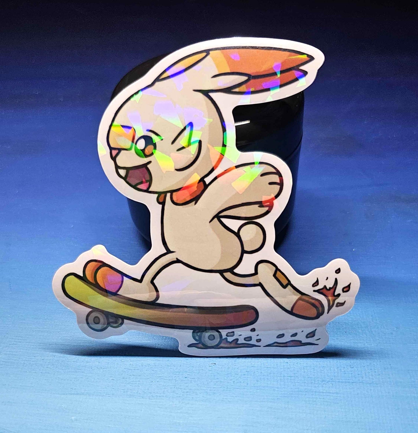 Shiny Scorbunny Skateboard Sticker