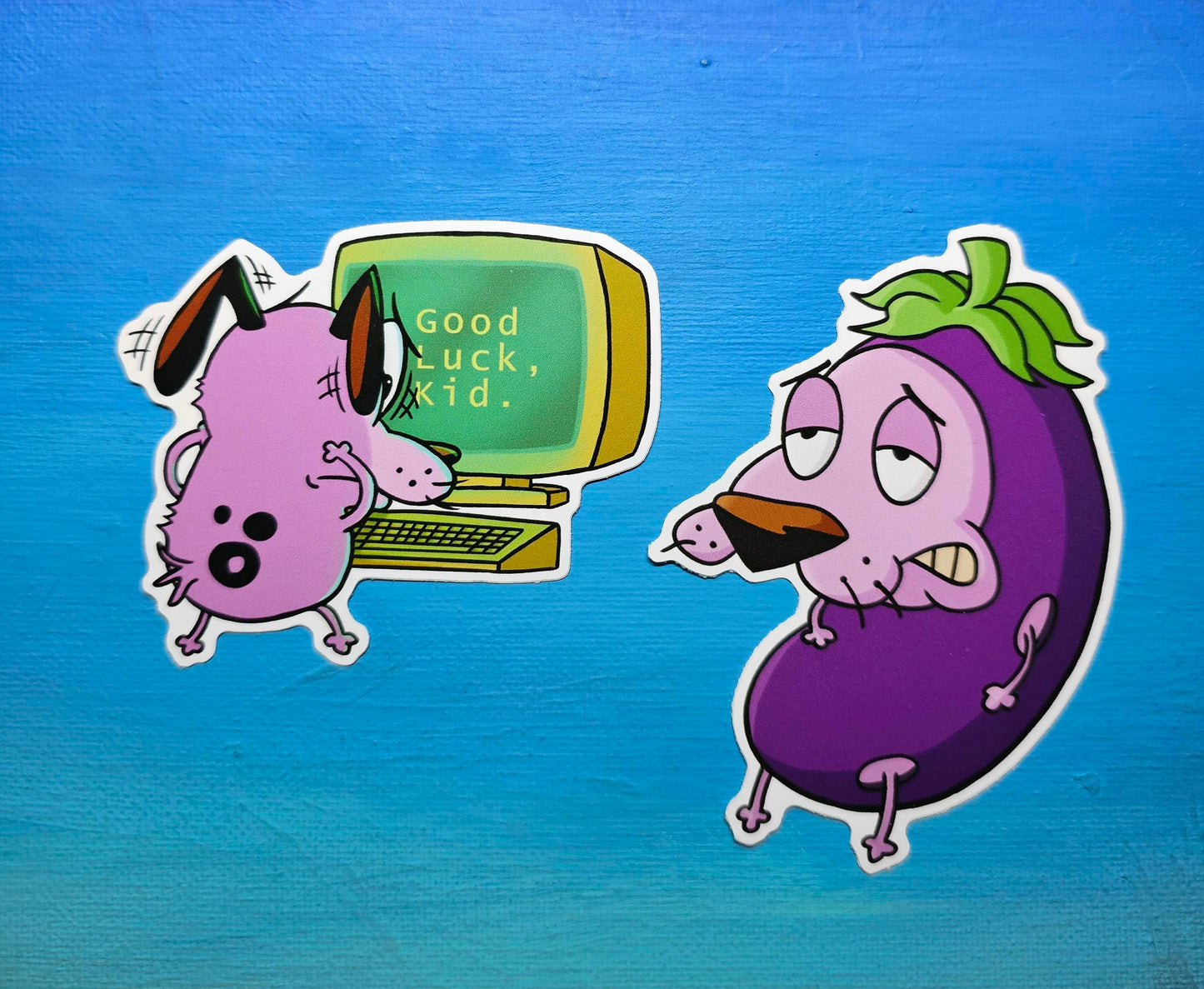 Courage + Computer Sticker