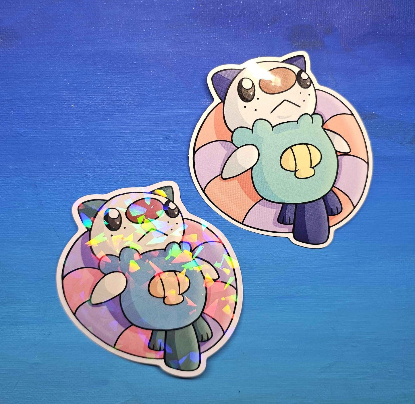 Shiny Oshawott Floatie Sticker