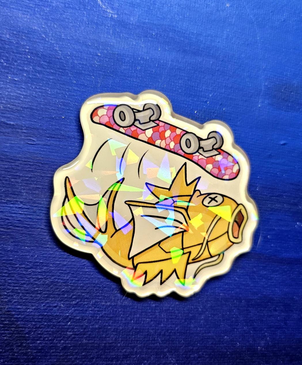 Shiny Magikarp "Skateboarder" Magnet