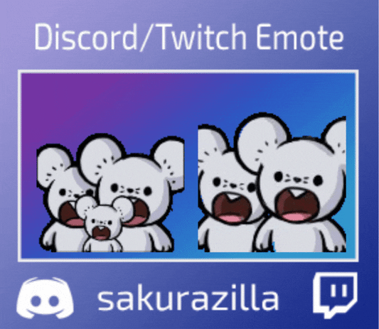 Maushold + Tandemaus Scream Emotes (Animated!)