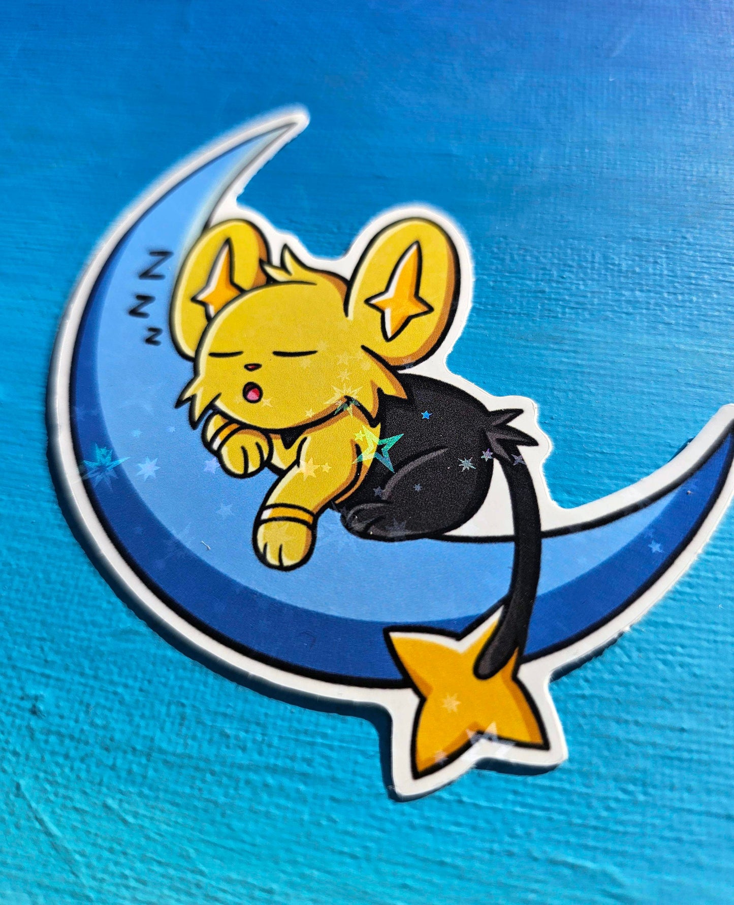 Shiny Sleepy Shinx Moon Sticker