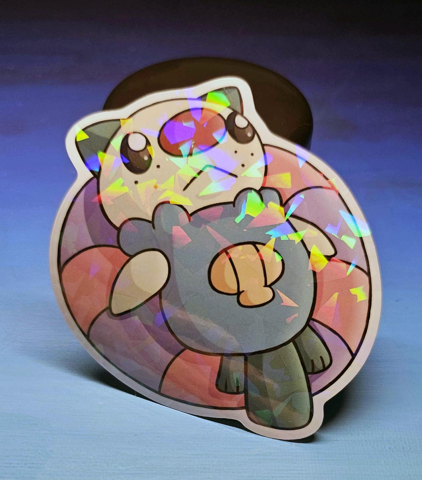 Shiny Oshawott Floatie Sticker