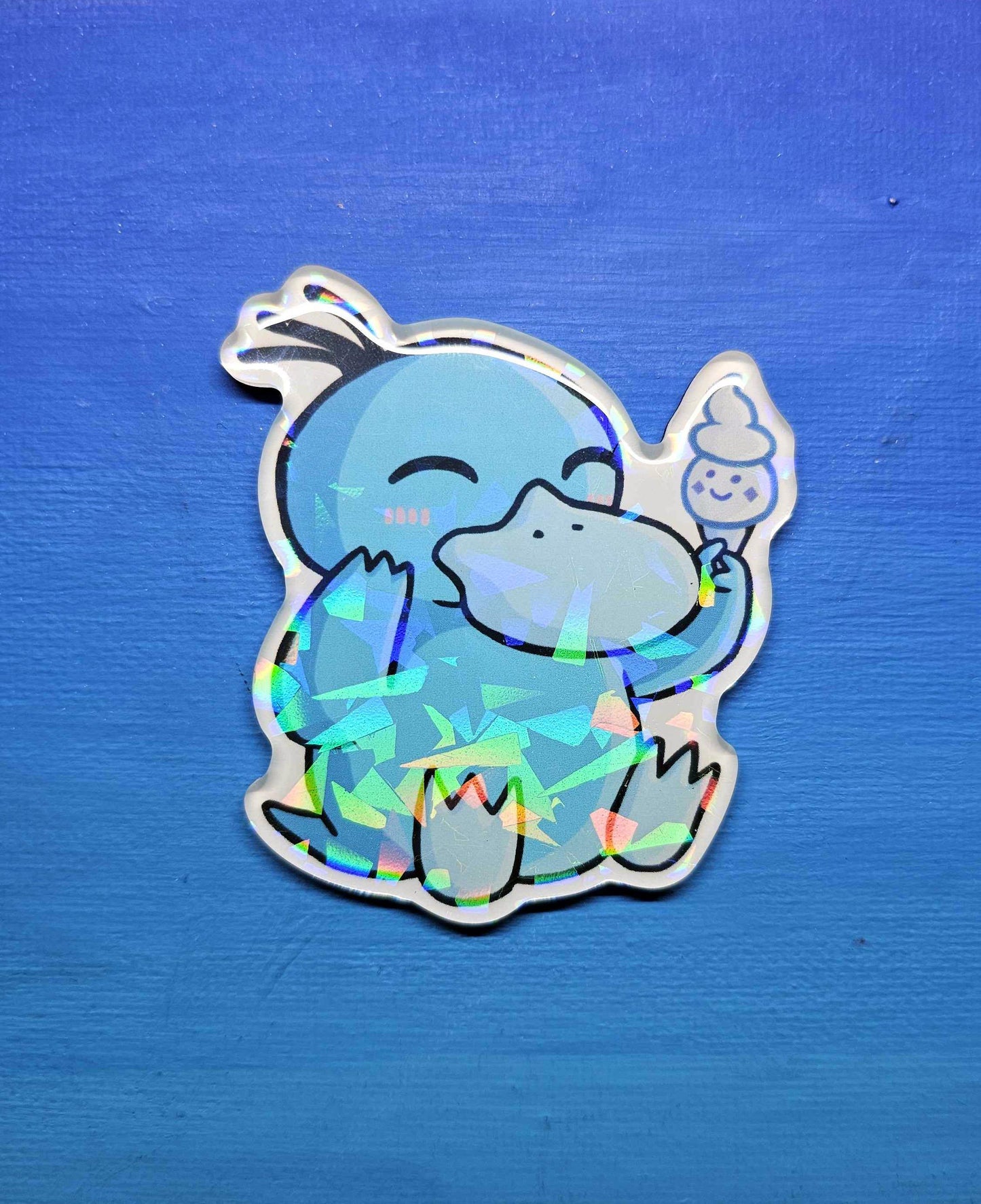 Shiny Psyduck Ice Cream Magnet