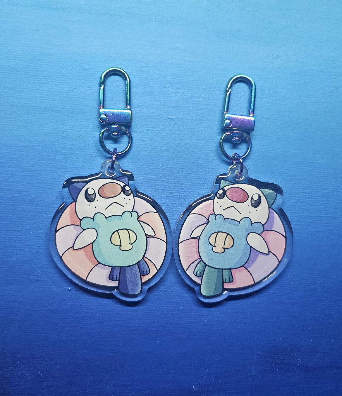 Double-Sided Oshawott Floatie Charm