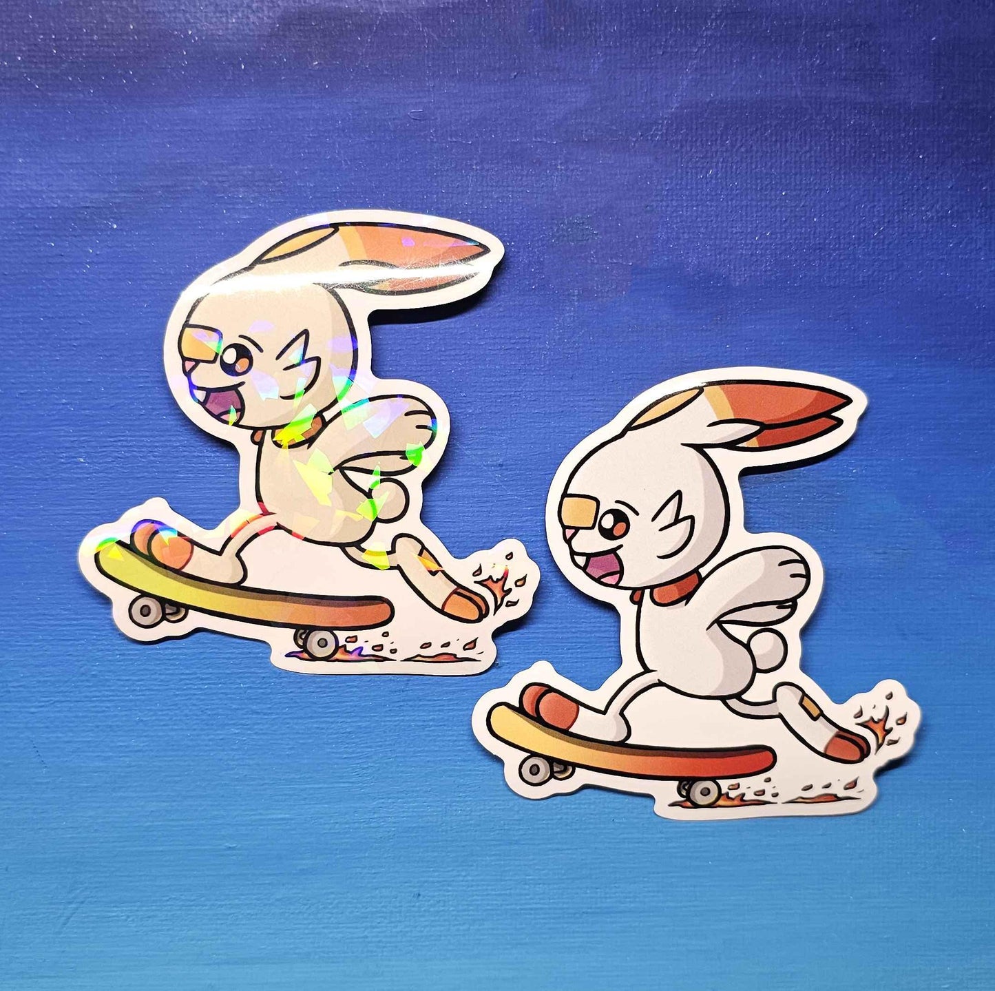 Scorbunny Skateboard Sticker