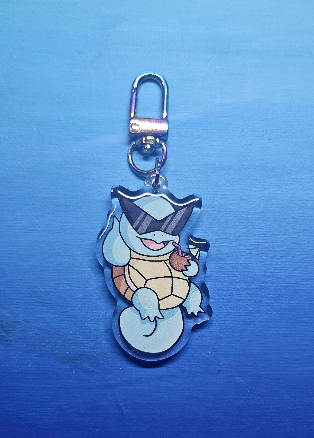 Double-Sided Squirtle Summer Chillin' Charm
