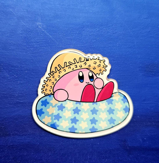 Kirby Floatie Magnet