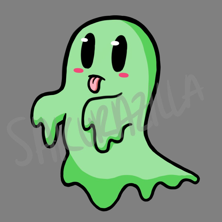 Cute Ghost - Vinyl Sticker