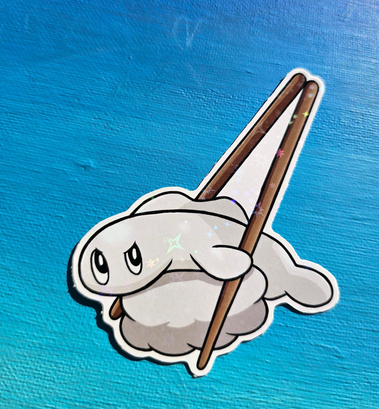 Shiny Holographic Tatsugiri Droopy Sushi Sticker