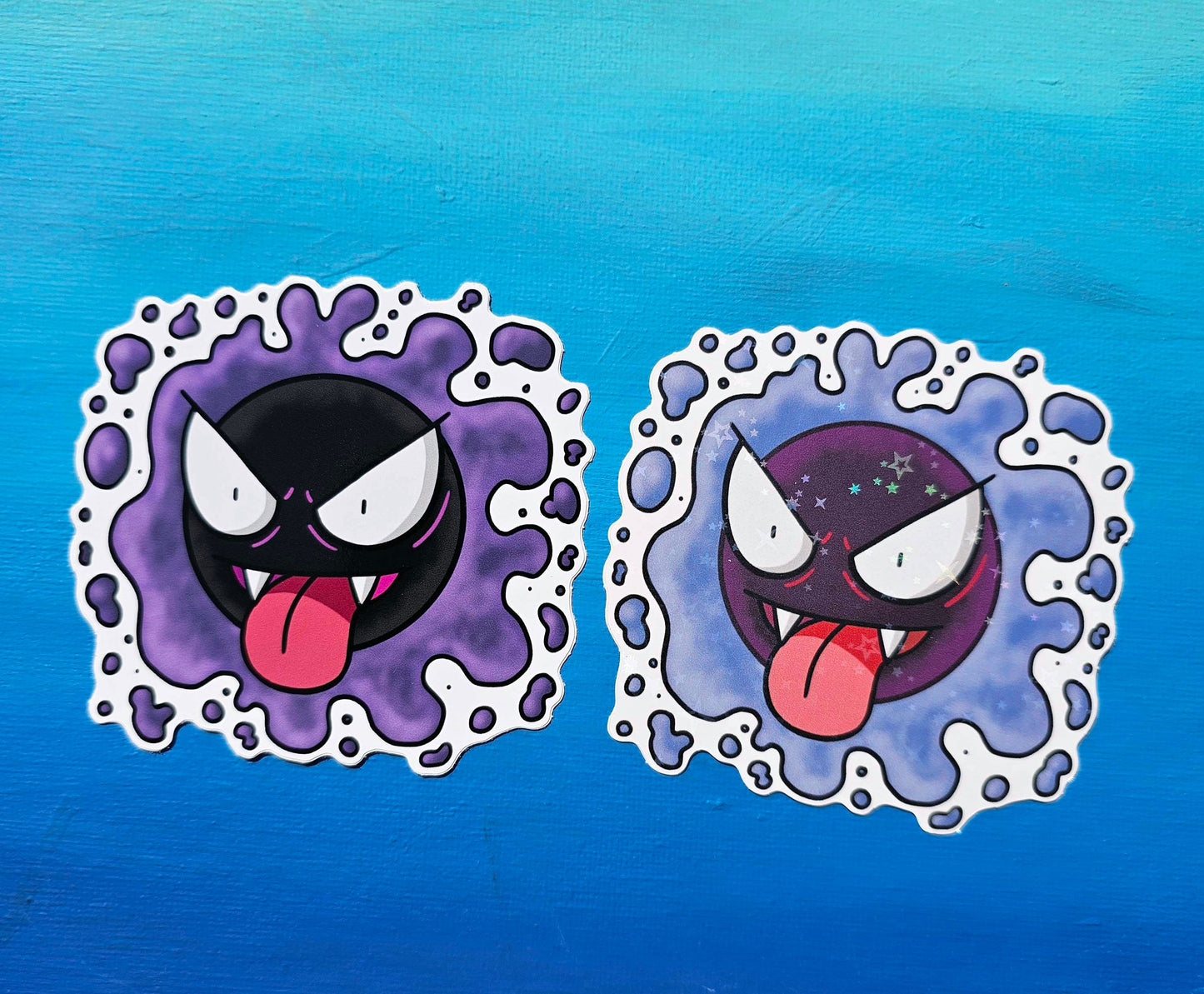 Gastly Sticking Out Tongue Sticker
