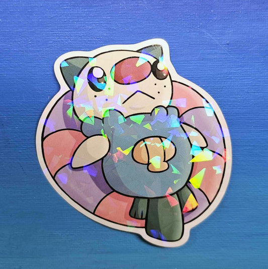 Shiny Oshawott Floatie Sticker