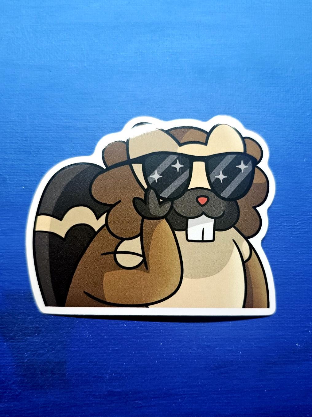 Bibarel Cool Sticker