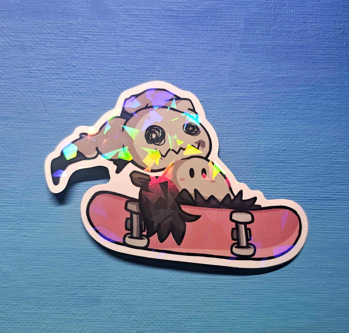 Shiny Mimikyu Skateboard Sticker