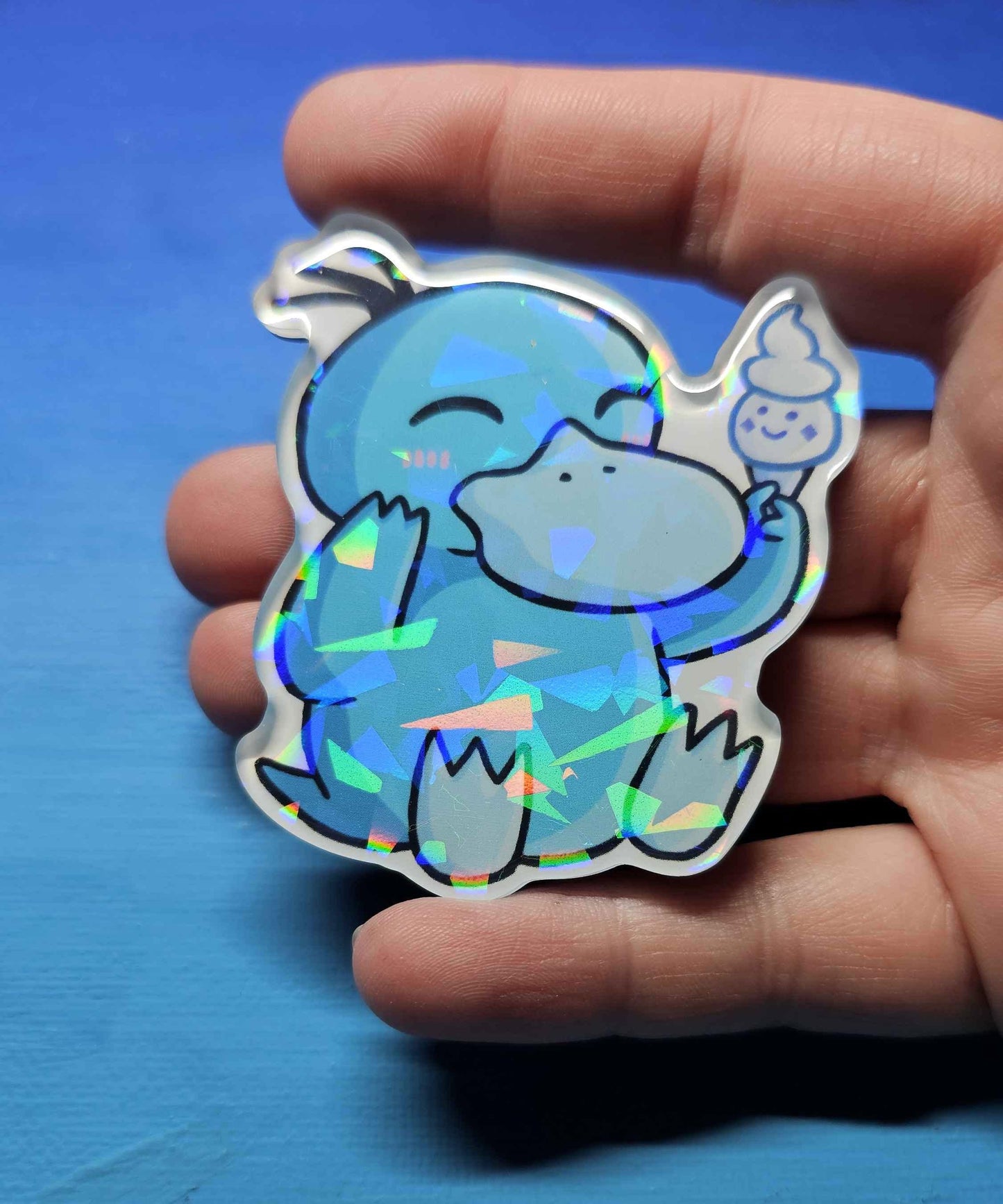 Shiny Psyduck Ice Cream Magnet