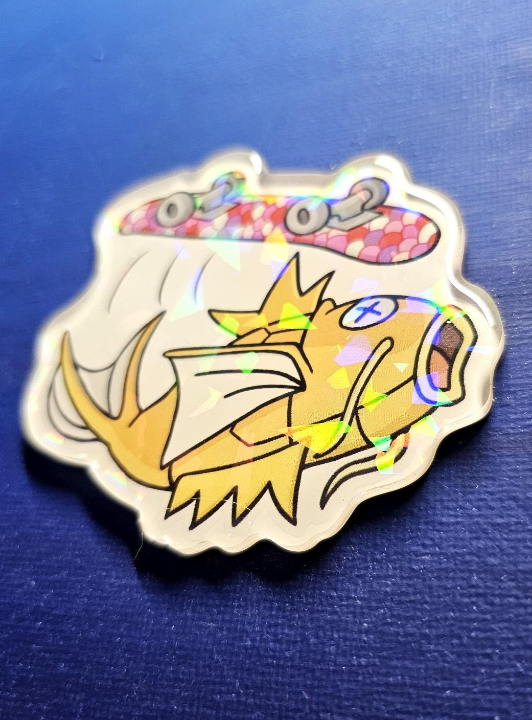 Shiny Magikarp "Skateboarder" Magnet